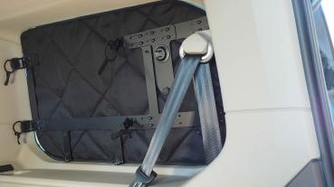 Felleisen Packtaschen T7 Multivan / California in grau - 4er Set für Fahrer- UND Beifahrerseite - langer Überhang
